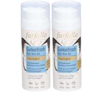 farfalla Aloe Vera, Gel hydratant fraîcheur concombre Gel(S) 2x50 ml