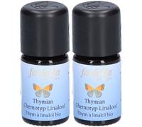 Farfalla AromaCare Huile Essentielle | Thym à Linalol Bio 2x5 ml