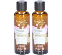 FARFALLA Aromamour Huile de massage désir 2x75 ml
