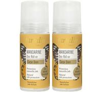 FARFALLA Déodorant roll on à la mandarine Rouleau 2x50 ml
