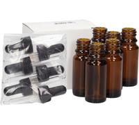 farfalla Flacons en Verre Brun ET/OU Pipettes - Kit de 6 Flacons & Pipettes