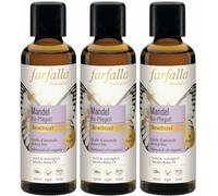 FARFALLA Huile d'Amande douce bio Pour La Peau 3x75 ml