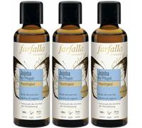 FARFALLA Huile de Jojoba bio Pour La Peau 3x75 ml