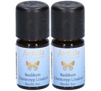 FARFALLA Huile essentielle Basilic bio 2x5 ml