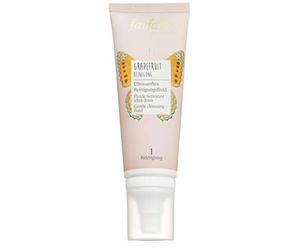 farfalla Liquide nettoyant au pamplemousse - 75 ml - Fluide de soin ultra doux - Riche en vitamine C et aloe vera - Cosmétique 100% naturel certifié