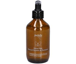 Farfalla Shampooing et douche naturels au pin suisse 250 ml