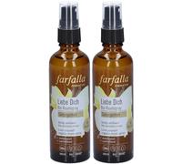 FARFALLA Spray d'intérieur Aimons-nous à la rose bio 2x75 ml