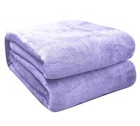 FARFALLAROSSA Couverture Bébés Flanelle 70 x 100 cm - Plaid Enfant Epaisse Douce Et Chaude - Plaid Haute Qualité - Lilas
