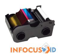 Fargo 45000/045000 Ymcko Complet Couleur Ruban,250 Empreintes pour DTC1250