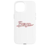 Fargo North Dakota Midwest Vintage Varsity Distressed Coque pour iPhone 15