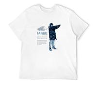 Fargo This is A True Story T-Shirt Printed Graphic White Mens Top Tee XL