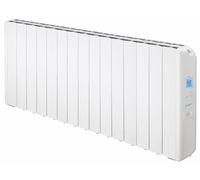FARHO Radiateur électrique à inertie fluide 1650W | FARHO Eco Green 15 Eléments | Blanc | Programmable | Basse Consommation | Garantie 20 ans
