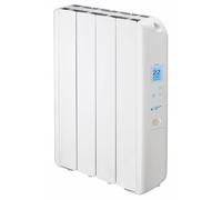 FARHO Radiateur électrique à inertie fluide 660W | Eco Green Ultra 04 Eléments | Blanc | Programmable | Basse Consommation | Garantie 20 ans