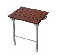 FARIDRUN Siège de Douche Rabattable avec Pieds muraux, Banquette de Douche, adapté aux Petits espaces de Douche for Personnes âgées, siège de Douche Rabattable, Pliable et réglable en Hauteur