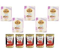 Wasa Original Lot de 3 crackers avec 100 % farine de seigle, tranches croustillantes avec farine de seigle entier, riches en fibres, 275 g + boîte italienne Gourmet Polpa di Pomodoro 400 g