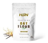 Farine d’Avoine de HSN - sans soja, Végétalienne - Instantanée Idéal pour des Laits Frappés, Crêpes d’Avoine et Blancs d’Œuf - en Poudre - Arôme Vanille, 3Kg