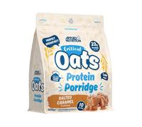 Applied Nutrition Critical Oats Porridge Protéiné, Protéine de Whey, Protéines de Lactosérum en Poudre avec Avoine Complète, Isolat de Protéines ISO-XP, Acides Aminés (600g, Salted Caramel)