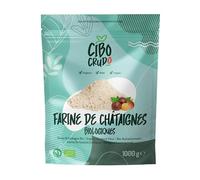 Farine de Chataigne Bio - 1 kg. Farine de Châtaigne Sans Gluten et Additifs. Farine de Châtaigne Naturelle et Crue de Châtaignes Biologiques.
