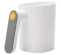 Farine de farine, 4 tasses capacités électriques pour la cuisson, tamis de sucre en poudre en mailles en acier inoxydable fin avec poignée, tamis à batterie lavable pour la cuisson, la cui