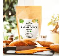 Farine de Patate Douce Orange Bio 750g | Variété très goûteuse | Fabriquée en France | Sans gluten | Pur Vitaé