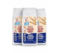FARINE D'ORGE MONDE (500G) CELNAT - LOT DE 3