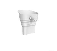Farine en silicone lavable au lave-vaisselle, pour entonnoir, pliable | Ajustement parfait pour les bols mélangeurs, design pliable, peu encombrant, résistant à la chaleur, rangement facile