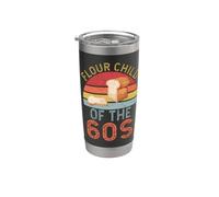 Farine Enfant des années 60 Pain Cuisson Gobelet isotherme en acier inoxydable double paroi