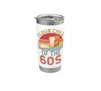 Farine Enfant des années 60 Pain Cuisson Gobelet isotherme en acier inoxydable double paroi