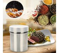 Farine Sucre Sel Shaker, Acier inoxydable Shaker Chocolat glaçage Sucre Sel Farine de cacao Café Tamis Shaker avec couvercle pour Kitchen Craft