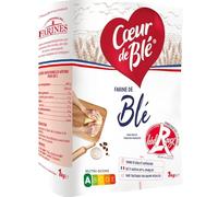 FARINES - Farine De Blé T65 LA CIE DES | Onctueuse et savoureuse | Idéale pour vos pâtisseries | le paquet de 1 Kg | LOT DE 4