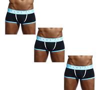 Faringoto Boxer pour homme avec dos ouvert, 3 noir, L