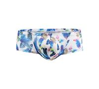 Faringoto Boxer-slips imprimés sous-vêtements pour homme Taille basse, Plume, L