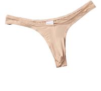 Faringoto G-String sans couture transparent pour homme, T-String, Tanga pour homme, G-String, Homme avec G-String, chair, XL