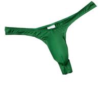 Faringoto G-String sans couture transparent pour homme, T-String, Tanga pour homme, G-String, Homme avec G-String, vert, M