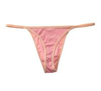 Faringoto Slips String Latéral Détachable pour Homme Pantalon Bikini Gay Homme Confortable Sexy Slip U Sous-vêtements, rose, XL