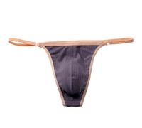 Faringoto Slips String Latéral Détachable pour Homme Pantalon Bikini Gay Homme Confortable Sexy Slip U Sous-vêtements, gris foncé, L