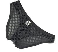 Faringoto Sous-vêtements en résille pour grands hommes taille basse sexy U convexe grande creuse transparente U convexe slip homme, noir, Medium
