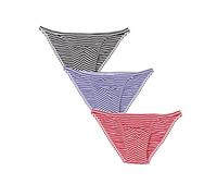 Faringoto Sous-vêtements pour hommes, slips rayés à convexité U à la mode pour les hanches, 3 couleurs, M