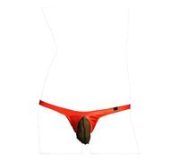 Faringoto String taille basse pour homme en maille de soie glacée avec ajustement confortable et respirabilité