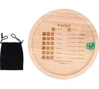 Farkle Dice Tably Amélioration des compétences mathématiques Bois jeu classique pour la ronde familiale 30 cm