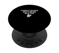 Farkle est nul mais Je suis Meilleur pour Farkle Game Farkle Player PopSockets PopGrip Adhésif