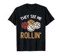 Farkle Game Night Queen King See Me Tournoi Farkle Player T-Shirt