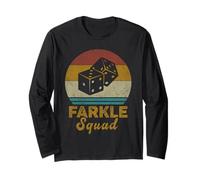 Farkle Squad Jeu de dés Vintage Farkle pour Homme et Femme Manche Longue