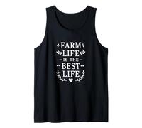 Farm and Life is The Best Citation Design Débardeur