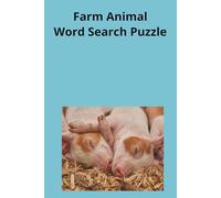 Farm Animal Word Search Puzzle Book for Adults: 110 Large Print Country-Themed Puzzles Featuring Cows, Pigs, Horses, Chickens & Barnyard Fun | Relaxing Brain Games for Stress Relief