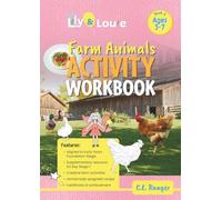 Farm Animals Activity Workbook 6: The adventures of Lily and Louie