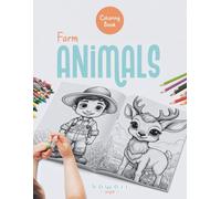 Farm Animals: Coloring Book