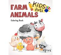 farm Animals Coloring Book: farm animals books for kids & toddlers | Boys & Girls | activity books for preschooler | kids ages 1-3 2-4 3-5
