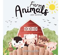 Farm Animals: Simple, easy and cute coloring book