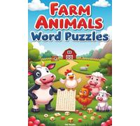 Farm Animals Word Puzzle: Enjoy hours of fun with this farm animals word search book! Packed with barnyard-themed puzzles, it's perfect for animal ... gift for kids or puzzle fans of all ages!